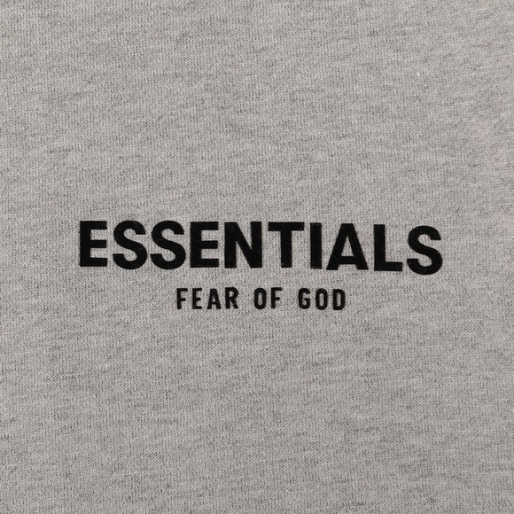 ESSENTIALS FEAR FOG GOD DARK OATMEAL PULLOVER HOODIE SIZE XL - Picture 4 of 9